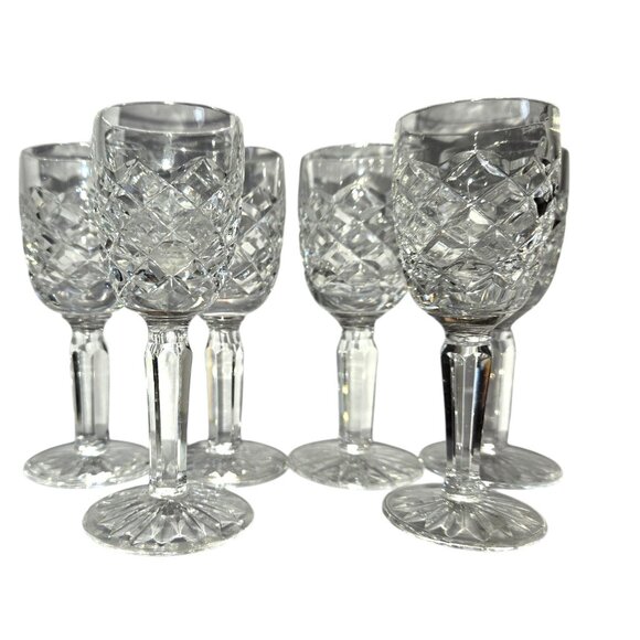 Set Of 6 Waterford Crystal Comeragh Liqueur/cordial Glasses - Picture 12 of 13